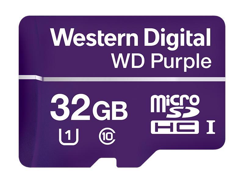 E-shop WDD032G1P0A - pamäťová karta MicroSDHC 32GB, WD Purple