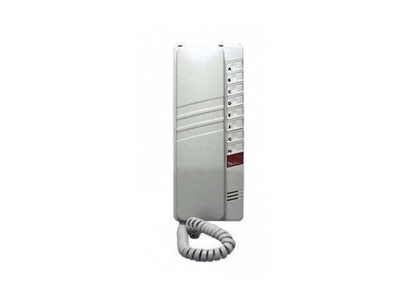 E-shop 4FP 110 83.201/2 - domáci telefón s tlačidlom na 2. zámok, 2-BUS, biely