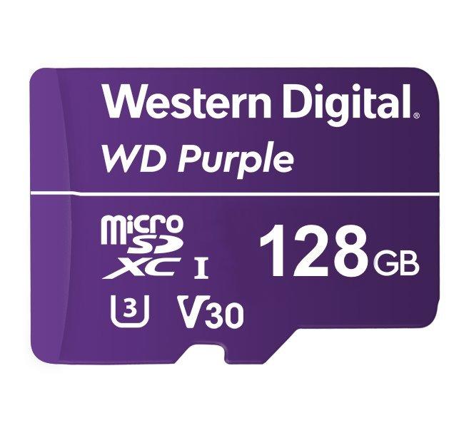 E-shop WDD128G1P0A - pamäťová karta MicroSDXC 128GB, WD Purple