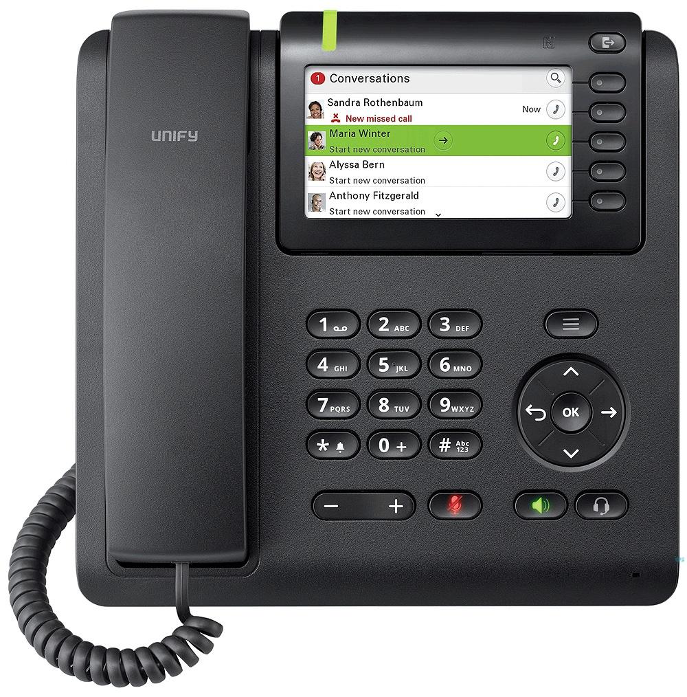 Levně Siemens OpenScape Desk Phone CP600 - stolní telefon, černý