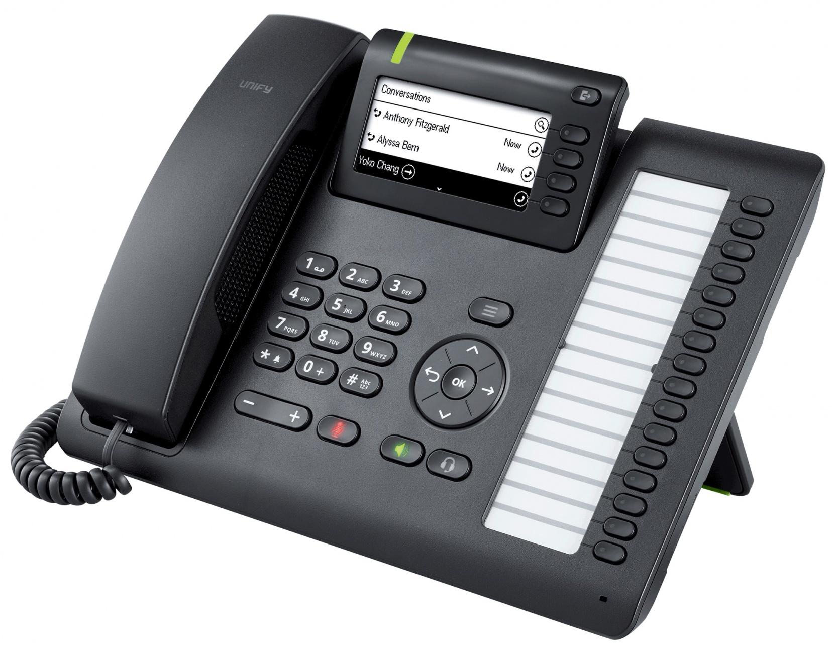 Levně Siemens OpenScape Desk Phone CP400 - stolní telefon, černý