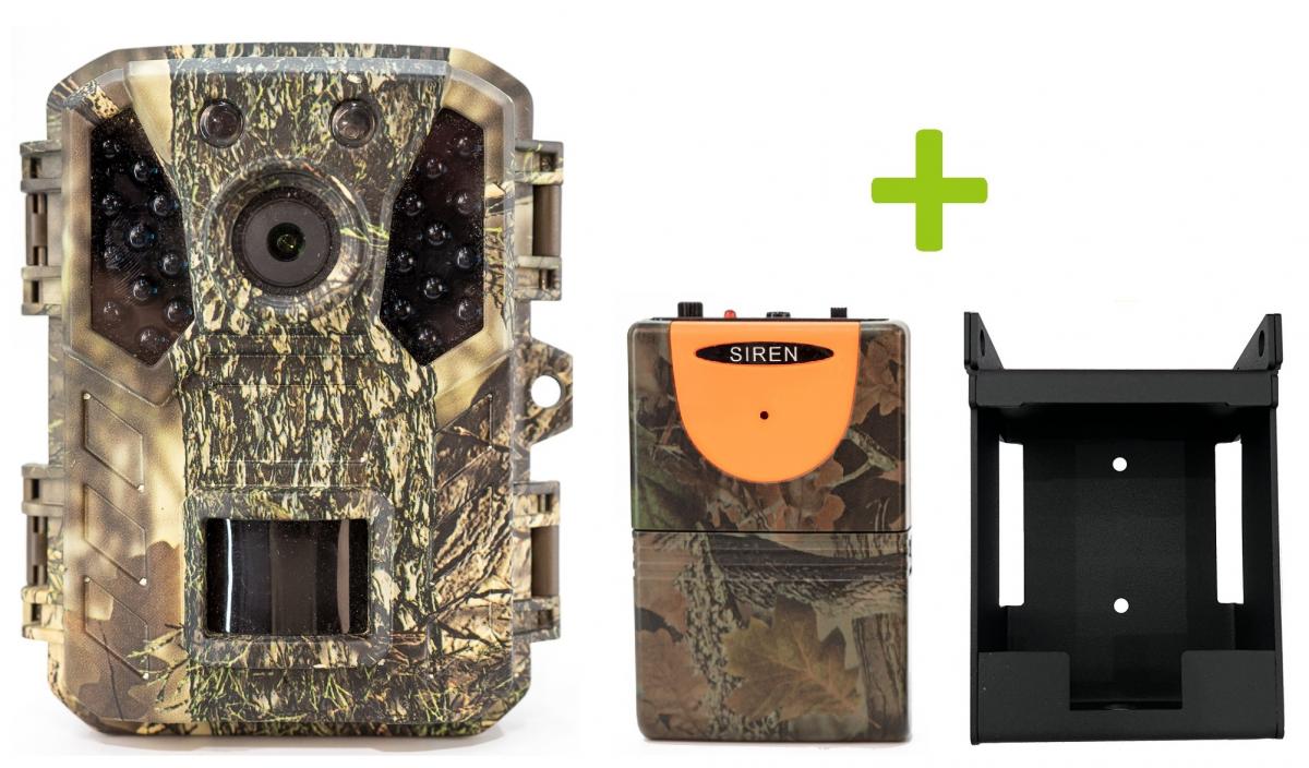 Levně Fotopast OXE Gepard II, lovecký detektor a kovový box + 32GB SD karta, 6ks baterií a doprava ZDARMA!