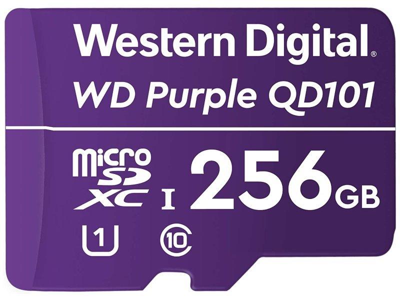 Levně WDD256G1P0C - paměťová karta MicroSDXC 256GB, WD Purple
