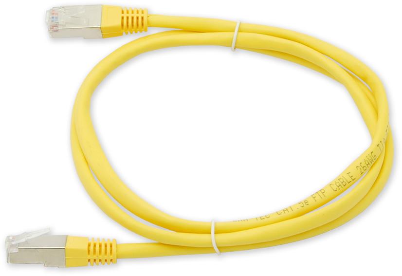 Levně PC-401 C5E FTP/1M - žlutá - propojovací (patch) kabel