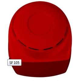 Levně SF 105 červená - vnitřní siréna a maják