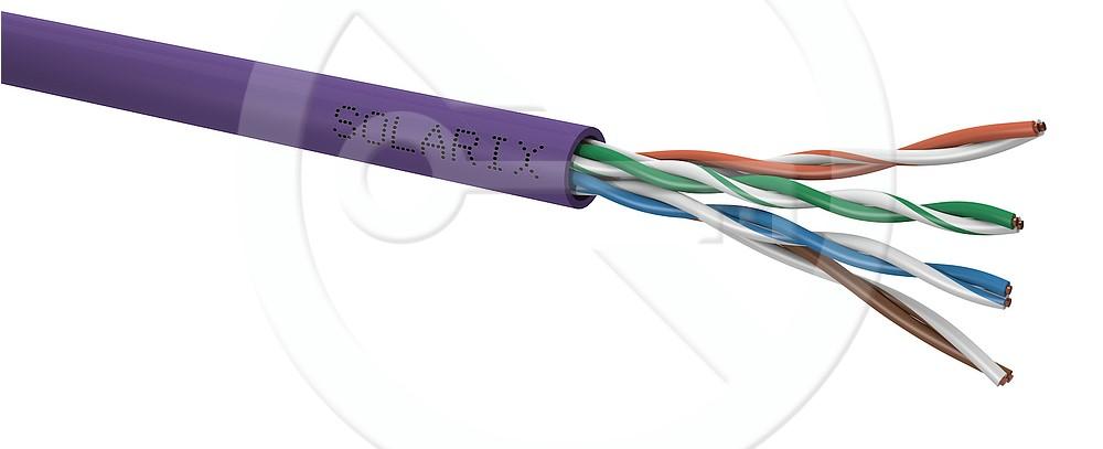 Levně SXKD-5E-UTP-LSOH - Solarix LSOH, 1000m/cívka, Dca-s1,d2,a1