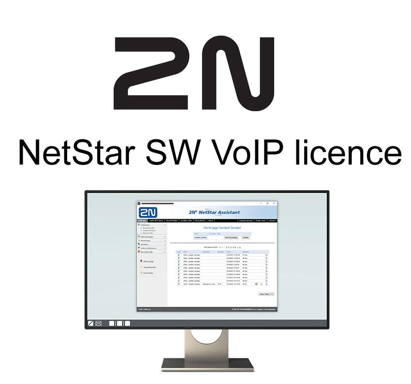 Levně 1022026 - NetStar SW VoIP licence, 1 uživatel
