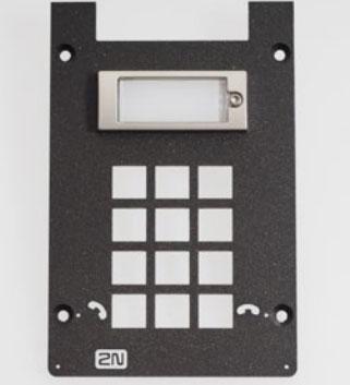 Levně 9151913 - 2N® IP Force náhradní přední panel, 1 tlačítko, pro verzi s klávesnicí