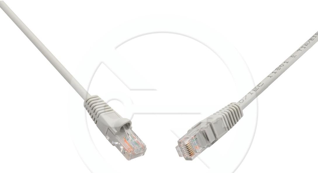 Levně C5E-114GY-15MB - Solarix patch kabel CAT5E UTP PVC, 15m