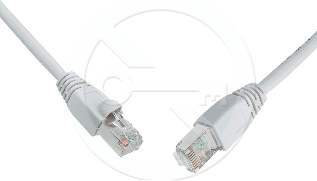 Levně C5E-315GY-1MB - Solarix patch kabel CAT5E SFTP PVC, 1m