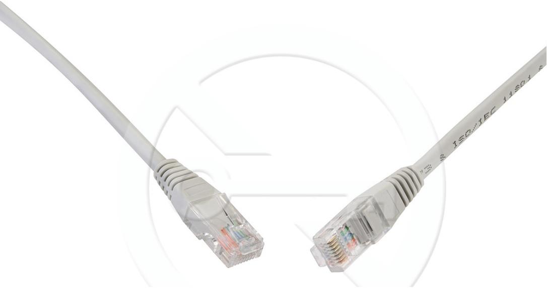 Levně C5E-155GY-3MB - Solarix patch kabel CAT5E UTP PVC, 3m