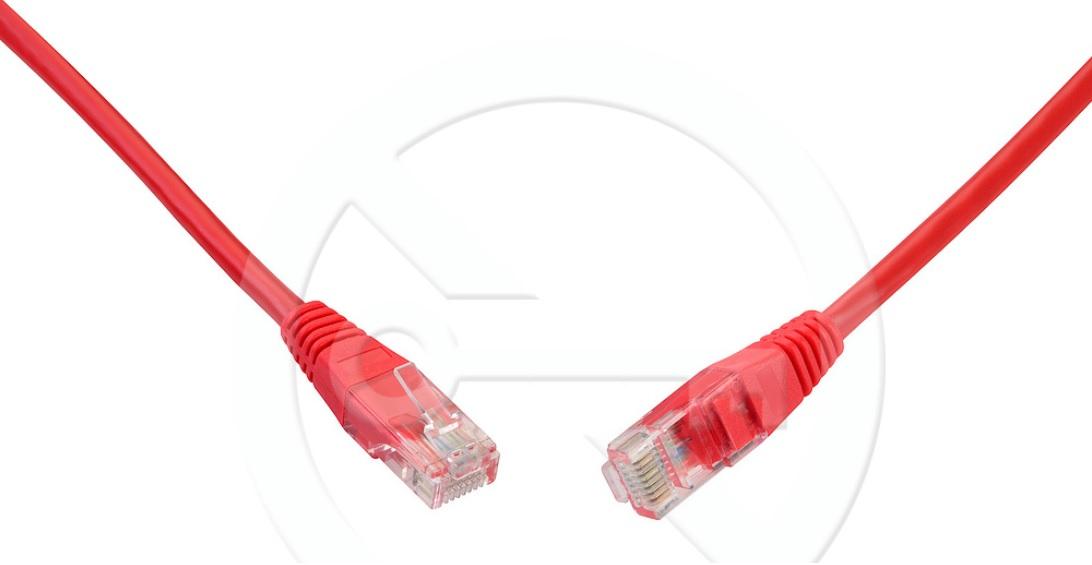 Levně C5E-155RD-0,5MB - Solarix patch kabel CAT5E UTP PVC, 0,5m