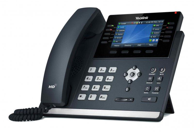 Levně SIP-T46U - Yealink IP telefon, PoE, 4,3" bar. LCD, 27 prog.tl., GigE, 2x USB