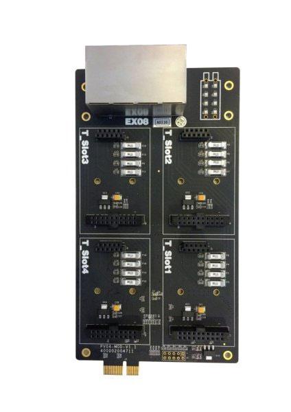 Levně EX08 - Yeastar EX08 karta, 8 portů, 4 pozice pro S2, O2, SO, BRI, GSM