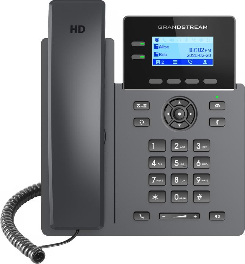 Levně GRP2602P - Grandstream VoIP telefon, LCD, 4x SIP účty, PoE