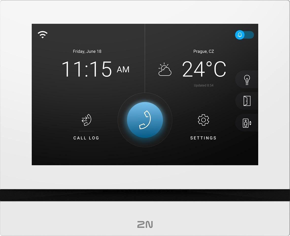91378611WH - Indoor View Wi-Fi bílý - odpovídací video jednotka 7"
