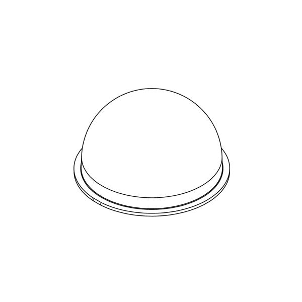 DMSBL-1001 - Kouřová kopule bublina; 4.7" průměr