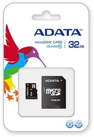 A-Data microSDHC 32GB 10. osztályú UHS-I SD adapter