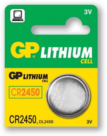 Baterija TIP 2450, GP litijeva - za mini magnet DCT2
