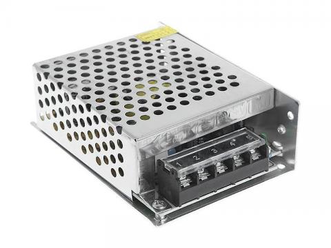 CPS60-12 - kapcsoló tápegység 12V_5A, fémlemez burkolat, 60 W, védelem, LED