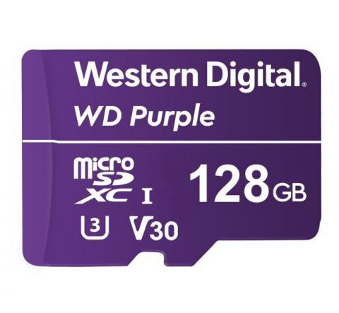 WDD128G1P0A - pomnilniška kartica MicroSDXC 128GB, WD vijolična
