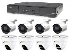 Комплект камери 1x AVTECH DVR DGD1009AV, 4x 5MPX куполна камера AVTECH DGC5205TSE и 4x 5MPX Bullet камера AVTECH DGC5105T