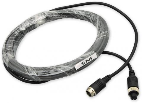 PKT-RCA-5m - video kabel 4pin RCA, F/M, 5m