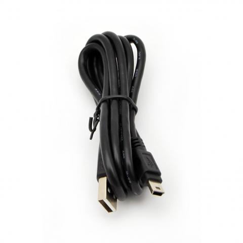 CEL-TEC USB кабел AB mini 1м, черен