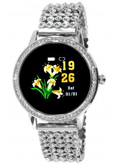 OXE Smart Watch Stone LW20 - смарт часовник, сребро
