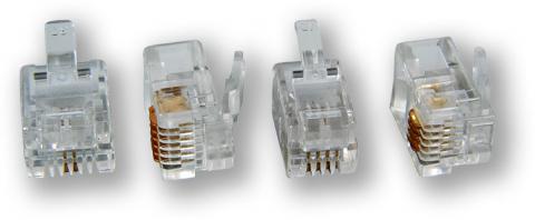MP-091 T-4P4C - konektor, 4P4C, C3 telefónne