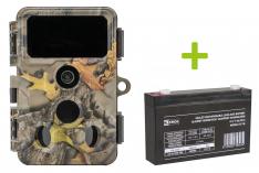 Camera de vanatoare OXE WiFi Hunter RD3019, baterie externa 6V/7Ah si cablu de alimentare