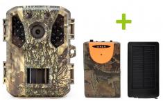 Hunting camera OXE Cheetah II, hunting detector and solar panel
