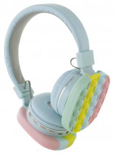 Oxe Bluetooth vezeték nélküli gyerek fülhallgató Pop It, türkiz