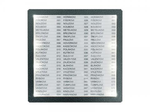 4FN 231 09.2 - 4 module. omonim KARAT, 2-BUS, argintiu.