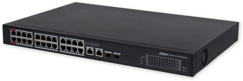 PFS3228-24GT-360-V2 - PoE switch 26/24, 24x Gb PoE/2x Gb RJ/SFP combo, 360W