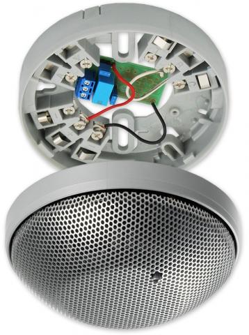 CT 3001O-EZS silver - optical smoke fire detector for EZS