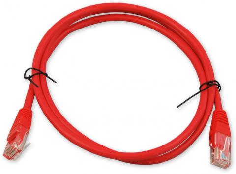 PC-602 C6 UTP / 2M - червен - пач кабел