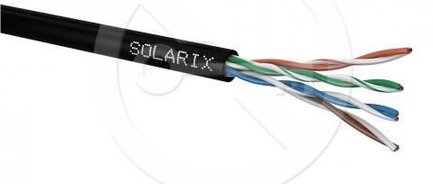 SXKD-5E-UTP-PE - Solarix vonkajšie, 305m/box, Fca
