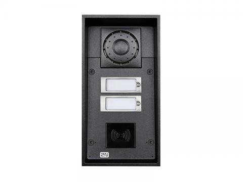 9151102RW - IP Force 2 buttons, reader preparation, 10W speaker.