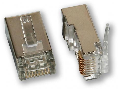MP-030 C5E/S - konektor, 8P8C, C5E tienený