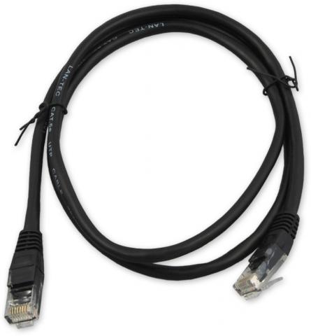 PC-600 C6 UTP / 0,5M - черен - пач кабел