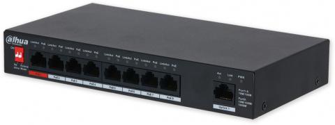 PFS3009-8ET1GT-96-V2 - PoE превключвател 9/8, 8x PoE / 1x Gb LAN, 96W