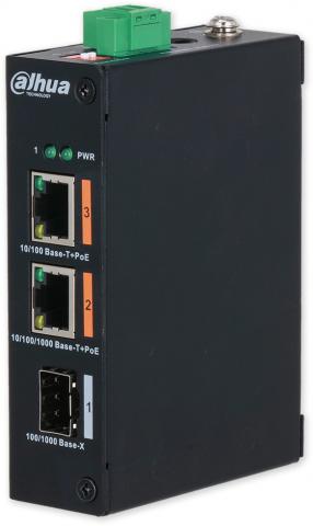 PFS3103-1GT1ET-60 - PoE switch 3/2, 1x PoE/1x Gb PoE/1x SFP, 60W, DIN