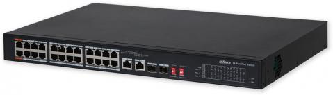 PFS3226-24ET-240 - PoE switch 26/24, 24x PoE/2x Gb RJ45/SFP combo, 240W