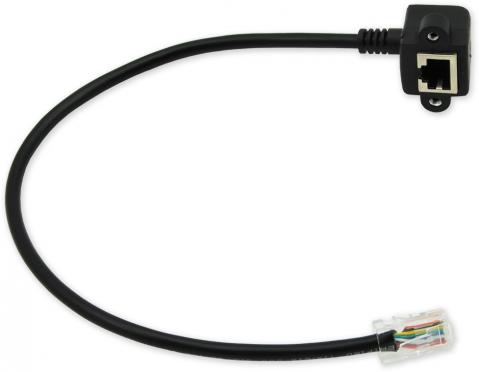 RX-RJ45EC33 - Cablu patch RJ45-keystone, UTP, 0,33 m