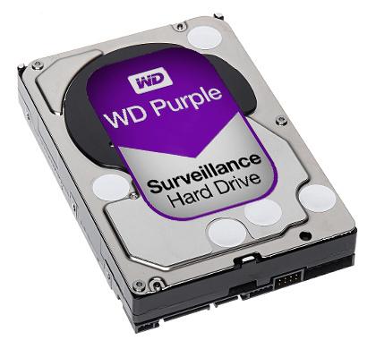HDD -4TB - WD Purple 4 TB, 64 MB predpomnilnika, 6 Gb SATA., 5400 ot.