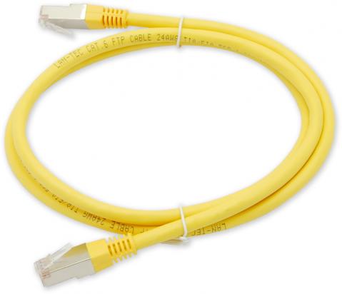 PC-802 C6 FTP/2M - żółty - kabel krosowy