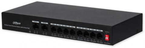 PFS3010-8ET-65 - PoE превключвател 10/8, 8x PoE / 2x uplink, 3af, 3at, 65W