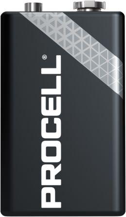 Batterie 9V, Duracell Procell - Alkalibatterie Industry-Serie