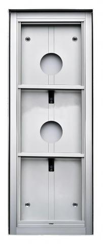 4FK 204 36 - Stříška GARANT vertikální pod omítku pro 3 moduly